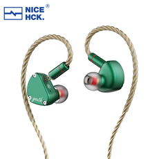 Проводные HiFi наушники nicehck青春youth镀铍振膜动圈hifi发烧入耳式2pin可换线原道耳机