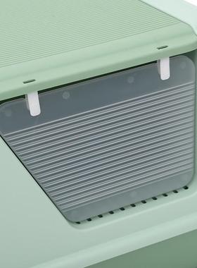 超大全半封闭式猫砂盆布偶猫咪防外溅垫便盆猫咪隔臭幼猫厕所用品