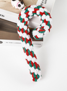 狗狗磨牙耐咬玩具泰迪比熊博美绳结玩具奶狗小型犬狗咬胶宠物用品