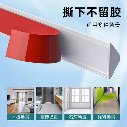 厨房台面挡水条灶台水槽池防水条卫生间阻水淋浴房自粘隔水可弯曲 - 图2