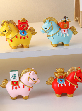 2026马年吉祥物生肖小马摆件
