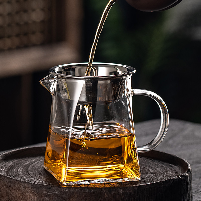 加厚耐热温高硼硅玻璃小青柑泡茶壶公道杯茶漏过滤网茶具大小公杯,淘宝优惠券,粉丝福利购,淘宝优惠卷