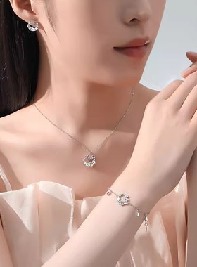 富士山樱花手链女森系