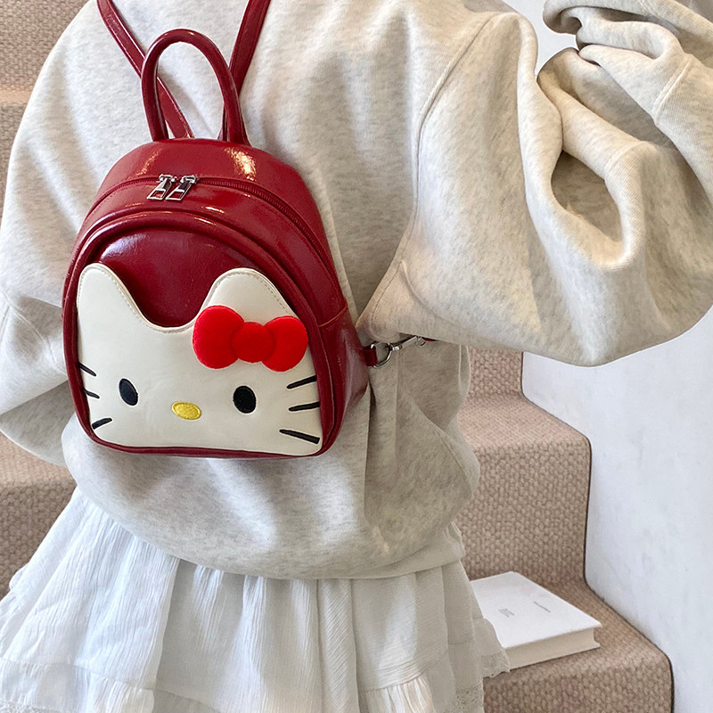 可爱小女生卡通双肩包包女2025新款时尚高级感小型女生大学生书包,淘宝优惠券,粉丝福利购,淘宝优惠卷