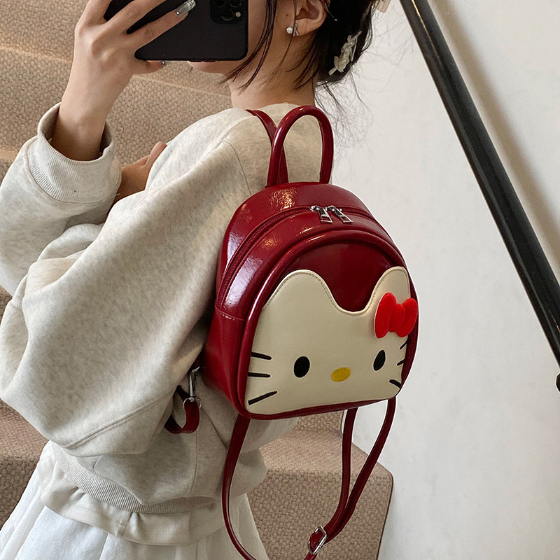 可爱小女生卡通双肩包包女2025新款时尚高级感小型女生大学生书包,淘宝优惠券,粉丝福利购,淘宝优惠卷