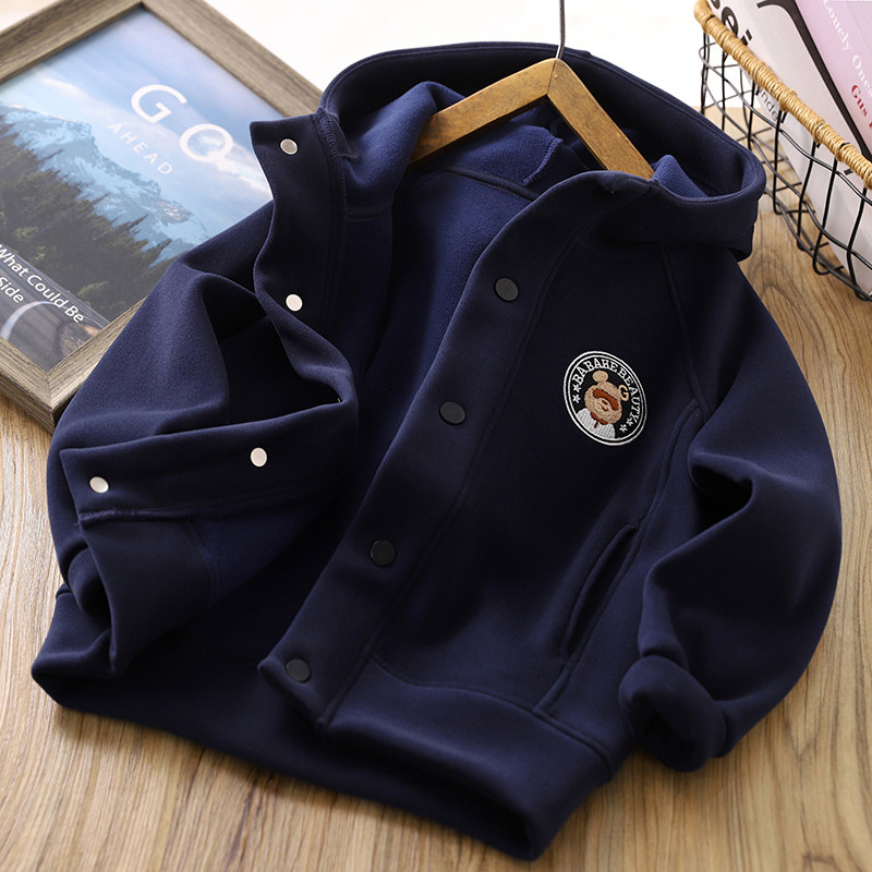 男童外套秋冬季儿童童装加绒加厚酷帅洋气炸街大童春秋款开衫上衣,淘宝优惠券,粉丝福利购,淘宝优惠卷