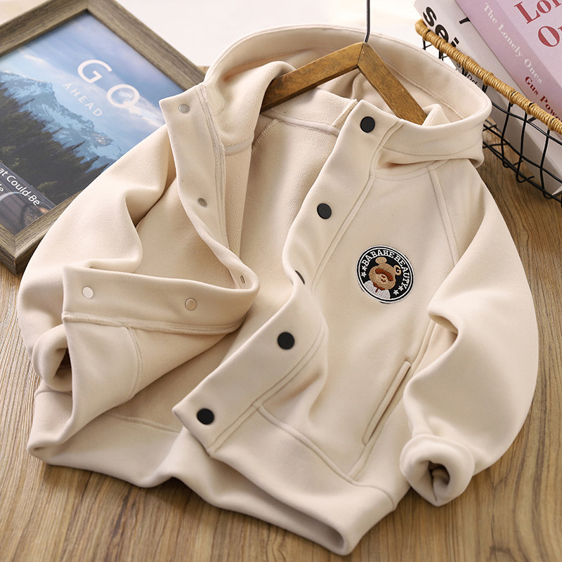 男童外套秋冬季儿童童装加绒加厚酷帅洋气炸街大童春秋款开衫上衣,淘宝优惠券,粉丝福利购,淘宝优惠卷