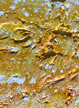 发财树油画玄关装饰画竖版手绘