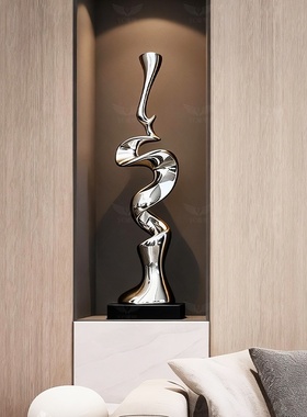 蒸蒸日上轻奢落地摆件客厅沙发边电视柜旁高级感样板间玄关装饰品