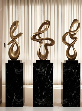 抽象玄关现代装饰摆件