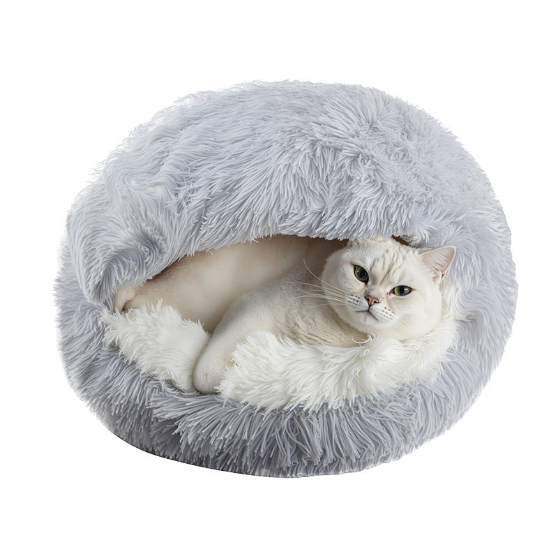 猫窝垫高通用新款超大狗垫大型犬狗窝防滑新式冬天式半封闭咪毛绒,淘宝优惠券,粉丝福利购,淘宝优惠卷