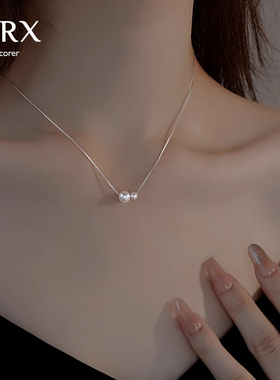 925纯银珍珠项链女款高级感