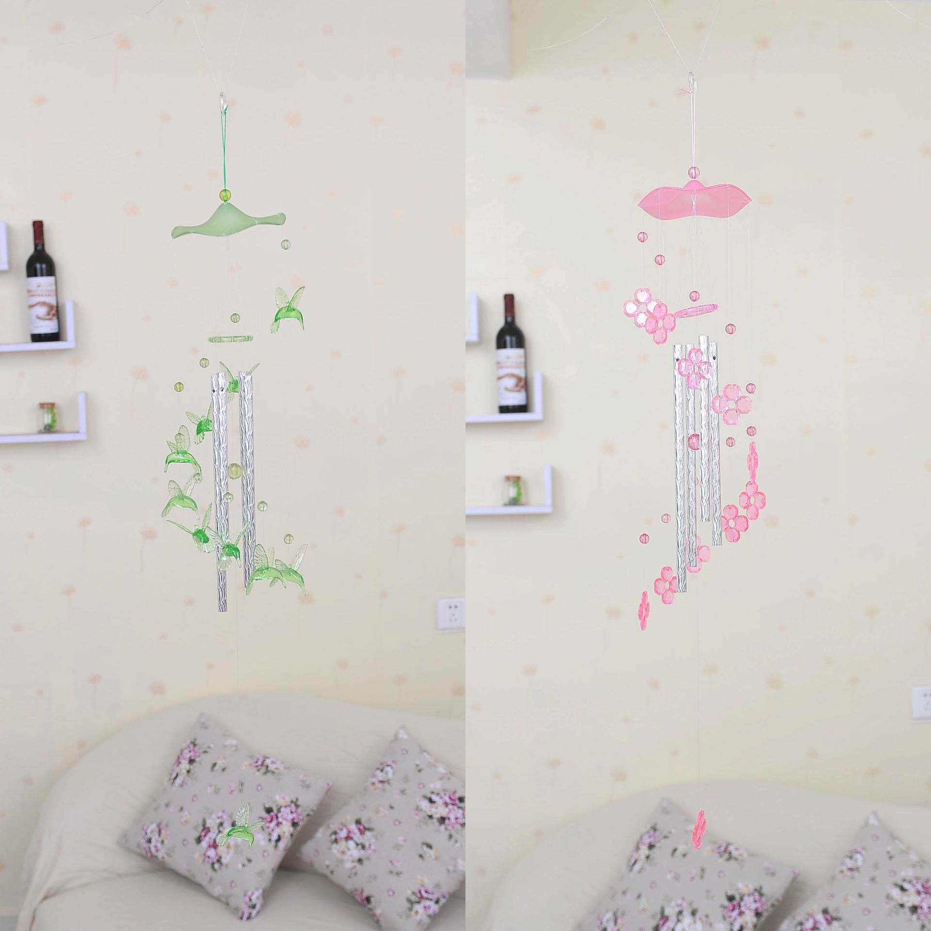 风铃挂饰卧室装饰创意金属管房间挂件铃铛饰品简约小饰品礼物挂门