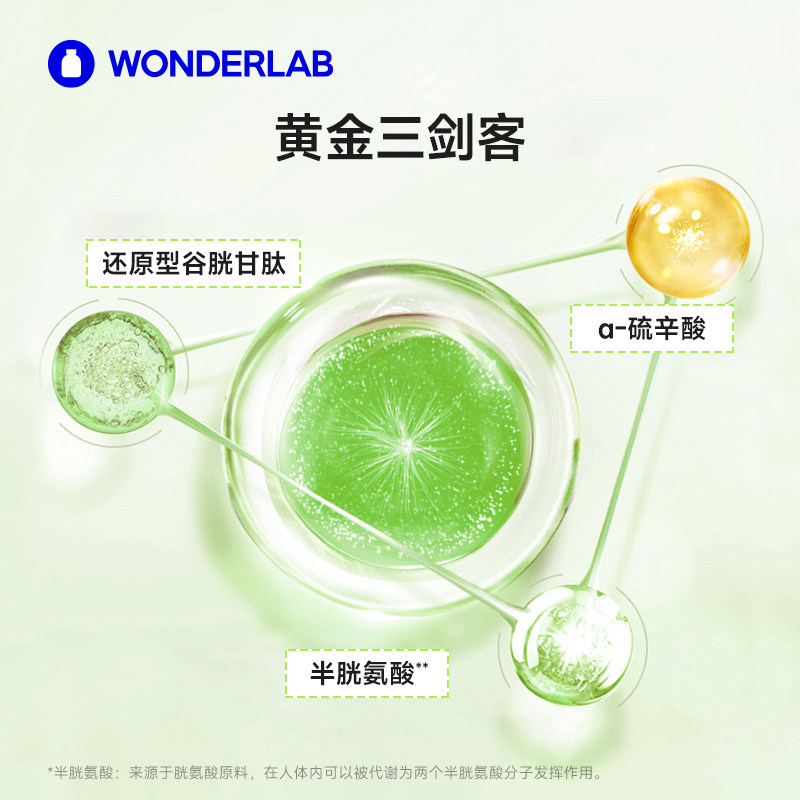WonderLab奶蓟草护肝片水飞蓟养肝男女士熬夜加班护肝胶囊保健-