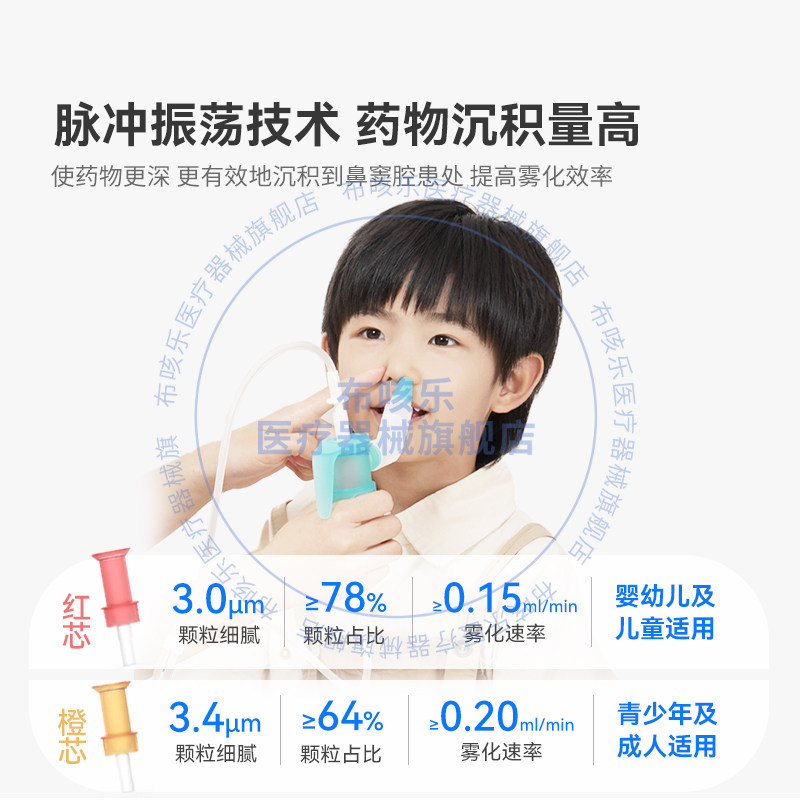 布咳乐鼻炎鼻窦炎雾化机家用儿童老年人医用脉冲振荡雾化器Sinus,淘宝优惠券,粉丝福利购,淘宝优惠卷