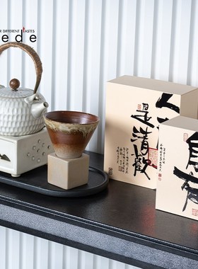 现代新中式轻奢艺术品雕塑摆件办C公室玄关假山样板间书柜软装饰