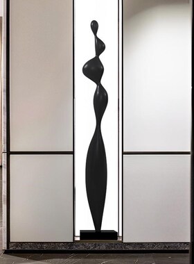 玻璃钢摆件现代简约抽象雕塑玄关酒店样板间客厅壁龛轻奢艺术品