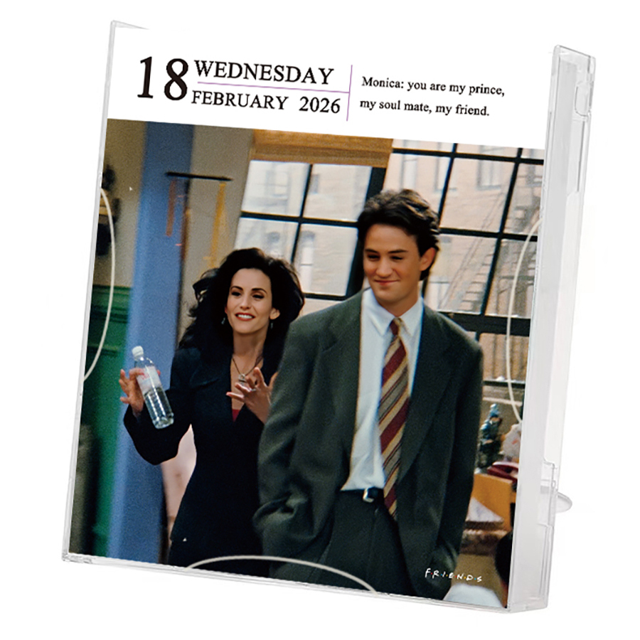 FriendsForever老友记周边2026年限定画廊日历英文新年礼物 - 图0