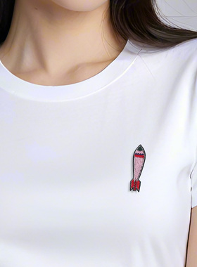太空火箭胸针衣服别针配饰