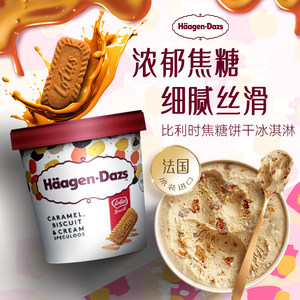 法国进口哈根达斯Haagen Dazs草莓芝士蛋糕冰淇淋大杯进口非国产