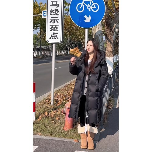 超推荐超百搭｜2025冬季新款连帽羽绒服女宽松保暖加厚云朵外套 - 图3