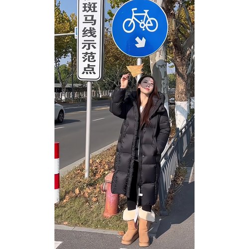 超推荐超百搭｜2025冬季新款连帽羽绒服女宽松保暖加厚云朵外套 - 图2