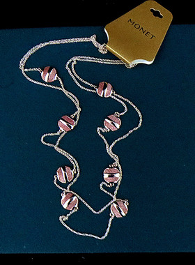 737欧美复古vintage高端外贸宝石花朵重工耳环项链锁骨链毛衣链女