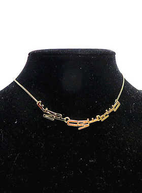 简约质感复古金色耳钉镀金女合金