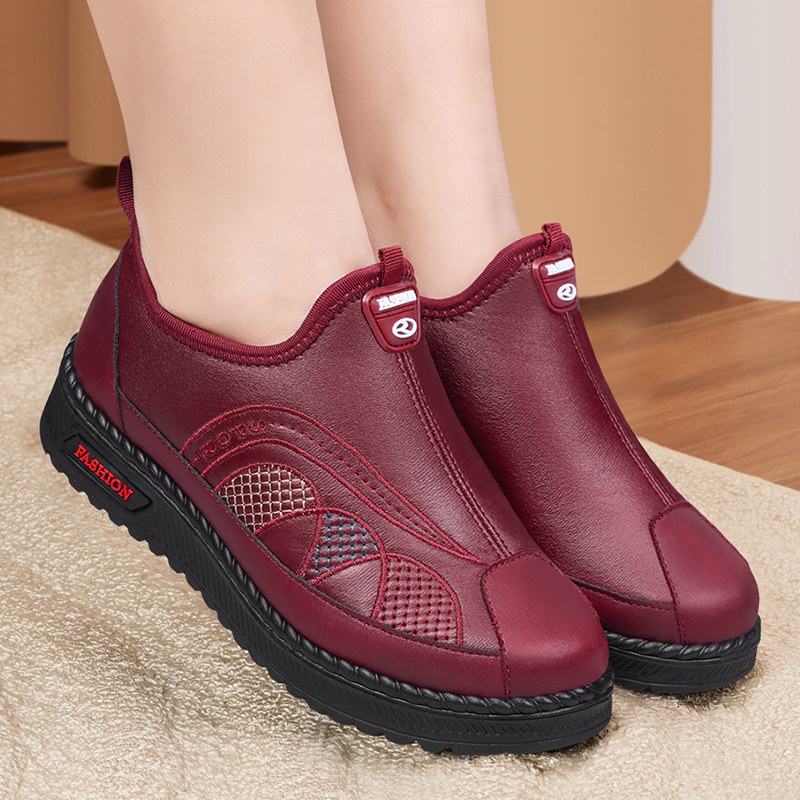 老北京布鞋女冬季2025新款加绒加厚保暖防滑妈妈鞋中老年防水棉鞋,淘宝优惠券,粉丝福利购,淘宝优惠卷