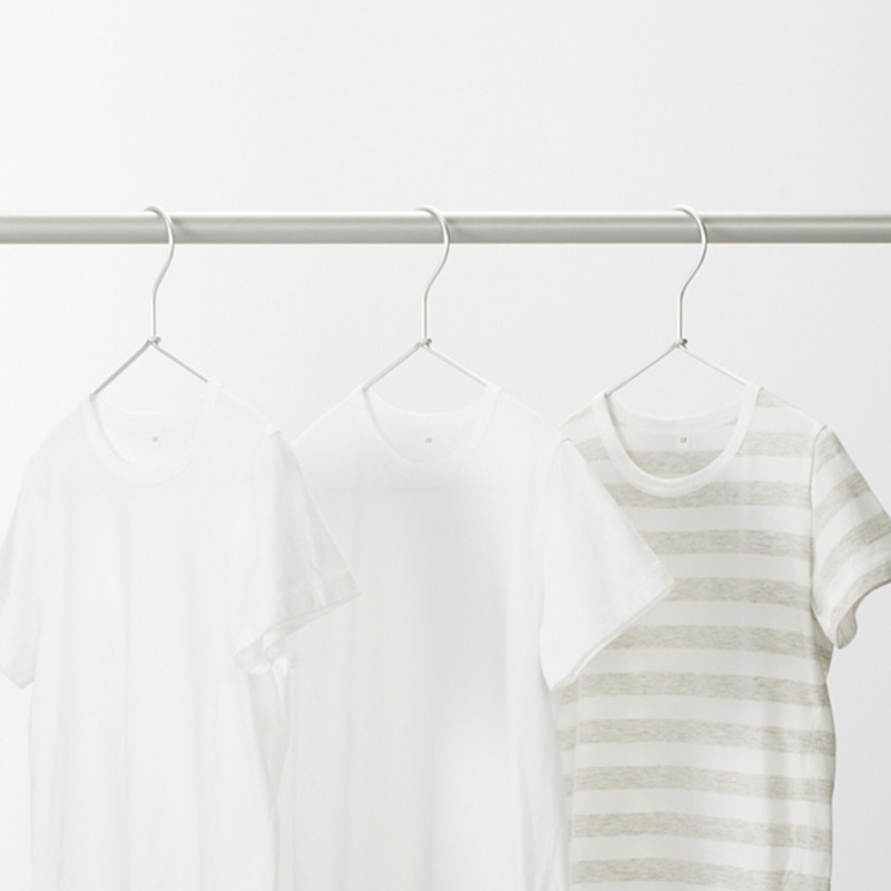 无印良品 MUJI 铝 洗涤用衣架 高端铝合金衣架家用挂衣晒衣用宿舍 - 图0