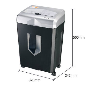 ຜະລິດຕະພັນໃຫມ່ () 319 Granular High Security Paper Shredder Anti-jamming Shredder ຢ່າງຕໍ່ເນື່ອງ shredding ເຈ້ຍສໍາລັບ 1 ຊົ່ວໂມງ