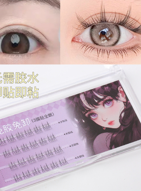 单簇兔胶免卸自然仿真嫁接假睫毛