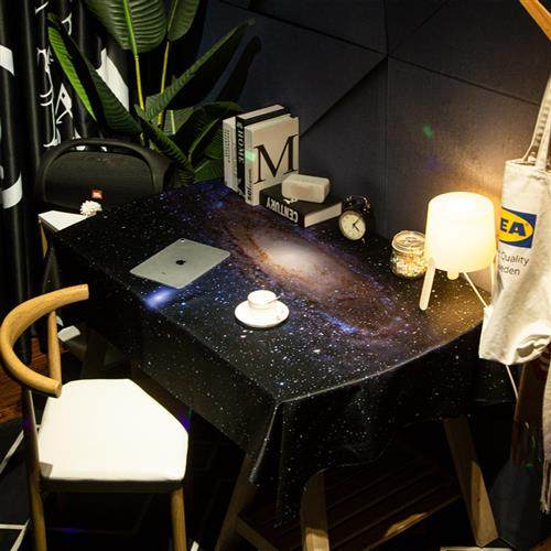 防水网红星空桌布现代轻奢个性餐桌茶几布艺定制ins桌垫防烫台布,淘宝优惠券,粉丝福利购,淘宝优惠卷