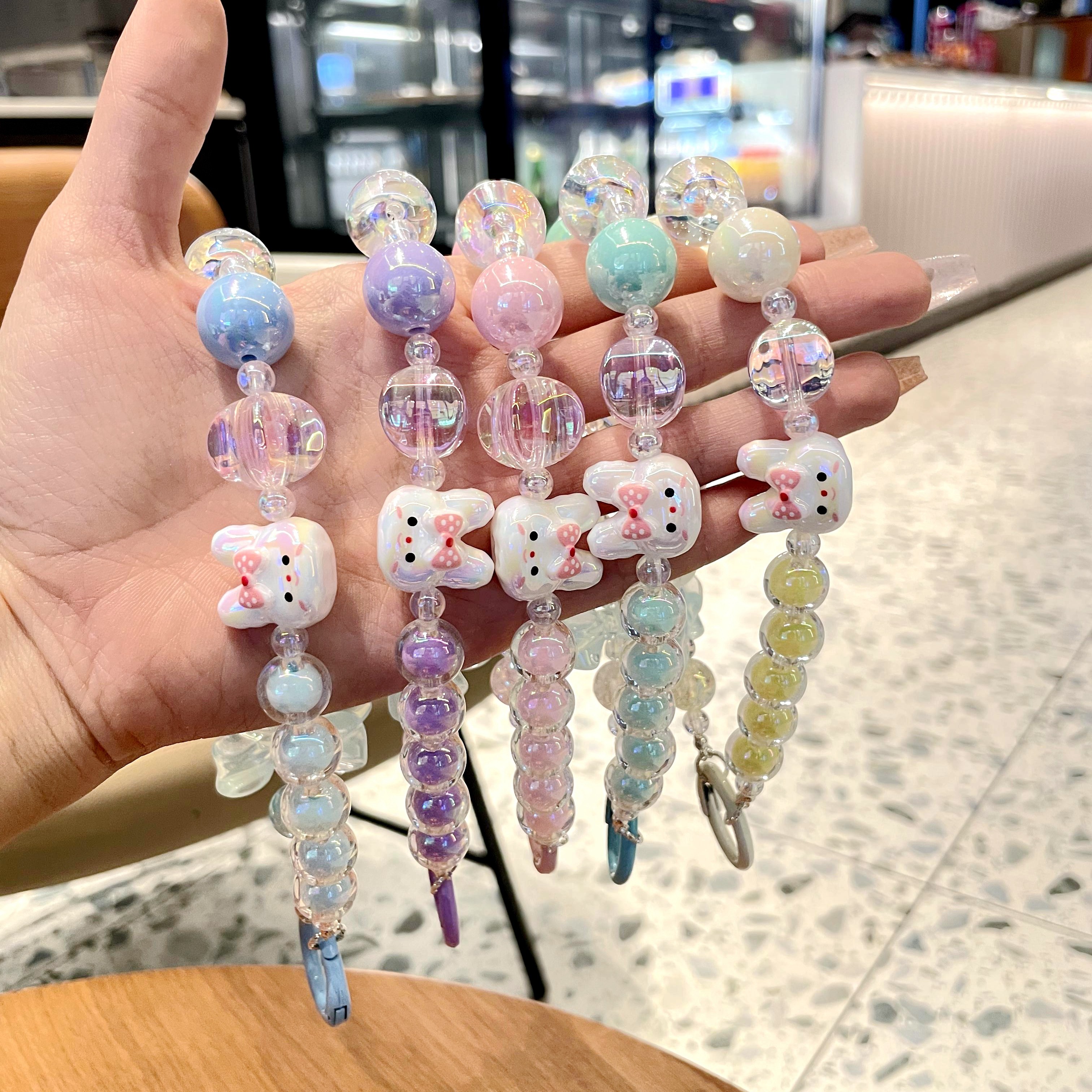 创意挂链可爱手机机壳链条挂环少女ins配件手机链