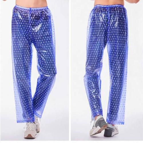 男女下半身雨裤单件加厚防暴雨防水裤干活采茶外卖骑行耐磨大雨裤 - 图0