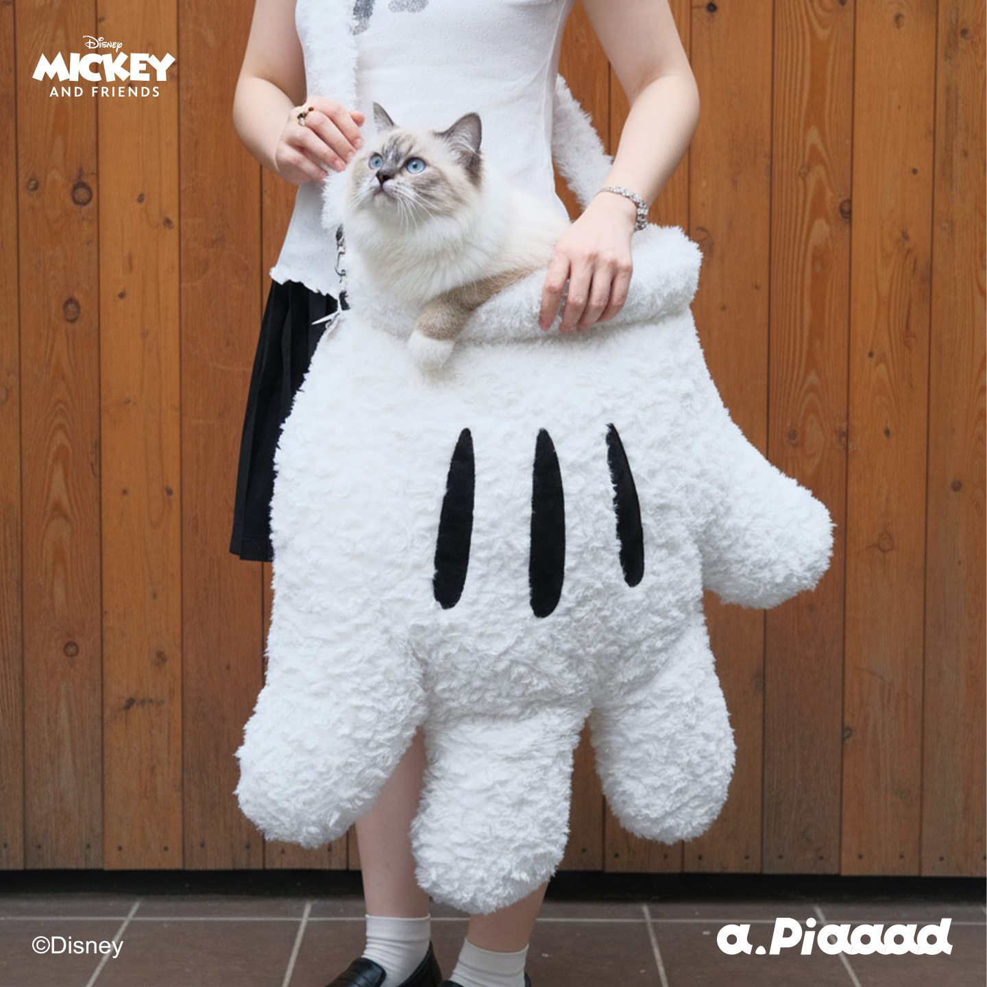 SUNDAY HOME & a.Piaaad 米奇史迪奇爪击斜挎包睡袋猫窝狗窝摆件 - 图3