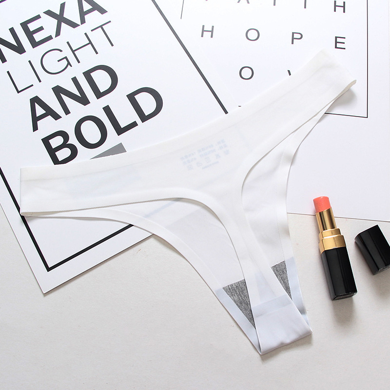 女无痕内裤女丁字裤一片式性感女胖mm夏欧美运动健身大码冰丝t裤,淘宝优惠券,粉丝福利购,淘宝优惠卷