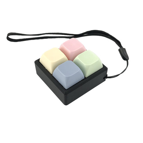 跨境下沉解压按键捏捏乐钥匙扣挂件创意儿童解闷玩具发泄减压神器 - 图2