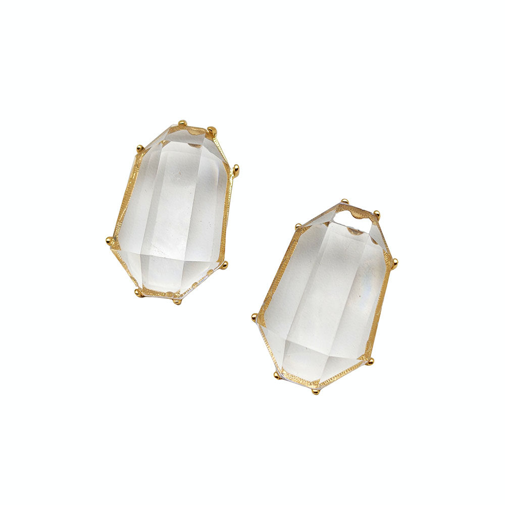 欧美新款杨树林重工透明几何菱形冰块耳环高级感夸张个性耳钉耳饰,淘宝优惠券,粉丝福利购,淘宝优惠卷