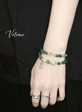 原创设计春夜喜雨天然玛瑙手串