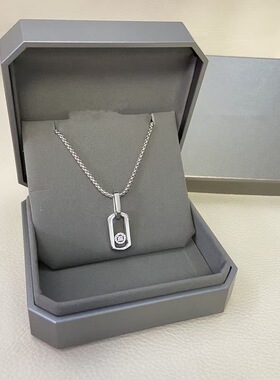 速卖通独立在跨境专供梅家回形针单钻滑动光面项链法式灵动毛衣链