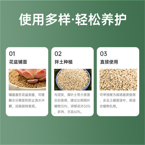鹿沼土整包日本进口鹿沼土颗粒铺面石种植土多肉专用土花卉整包 - 图3