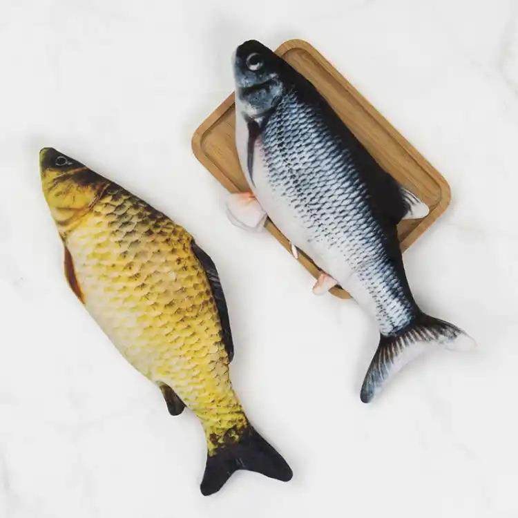 碰触感应式震动逗猫宠物玩具电动鱼仿真鱼会跳动的鱼毛绒玩具,淘宝优惠券,粉丝福利购,淘宝优惠卷