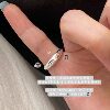 Original design sterling silver 925 ring plain ring tail ring