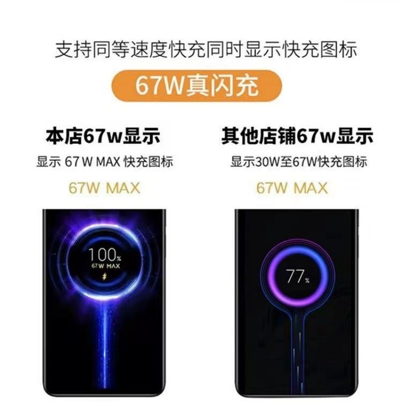 佳敬渊适用小米MIXFold充电器67W极速闪充MIXFold2充电头快充MIXFold充电器金标闪充MIXFold2数据线加长2米