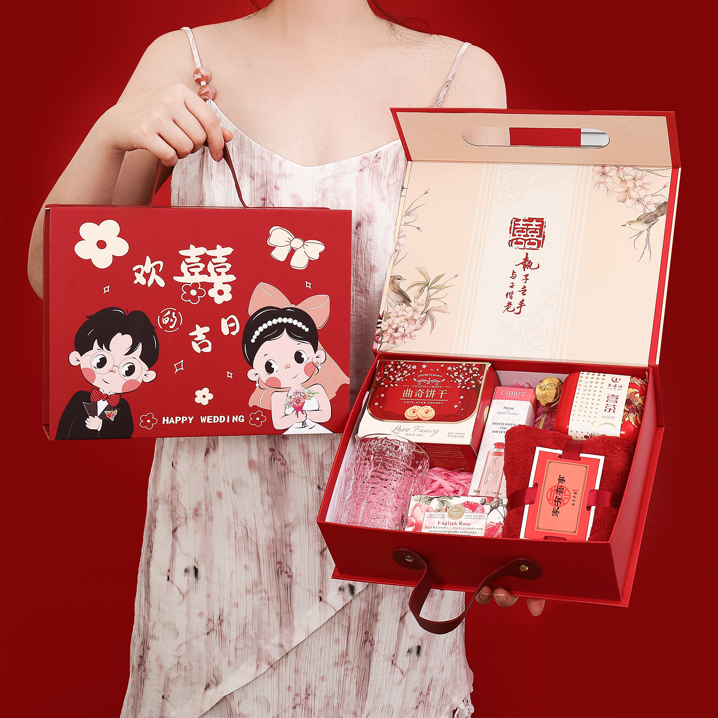 伴手礼女伴娘高档实用礼物送姐妹团结婚礼送宾客闺蜜朋友礼盒套装 - 图1