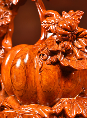 花梨木寓意美好大丰收客厅店铺