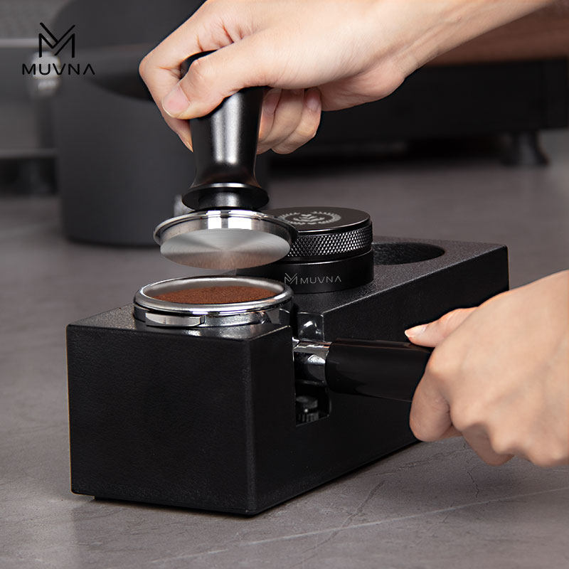 MUVNA咖啡机ABS压粉座手柄支架布粉器压粉器收纳51/54/58mm敲渣桶,淘宝优惠券,粉丝福利购,淘宝优惠卷