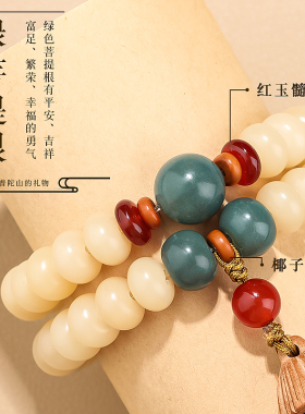 莲花情侣款菩提子手链