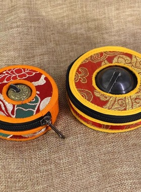 碰铃包尼泊尔手工丁夏包装套铜碰铃袋刺绣拉链法器保护套大中小号